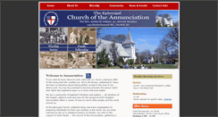 Desktop Screenshot of annunciationoradell.org